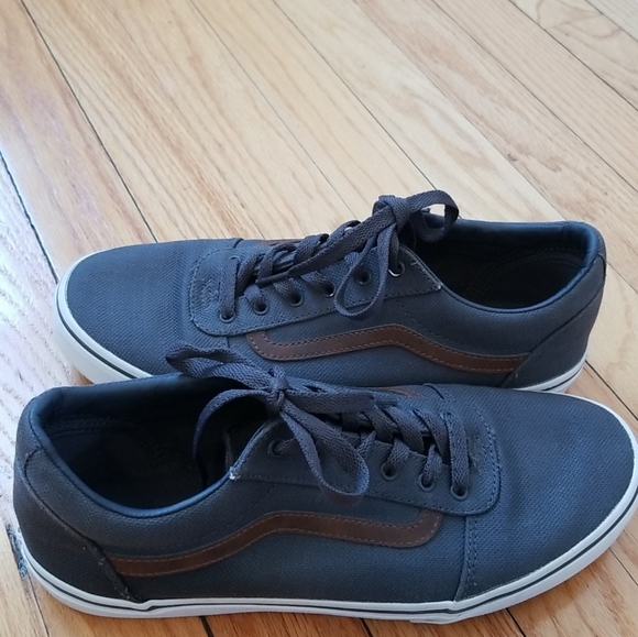 Dark Gray Vans, Size W8 - Picture 2 of 6
